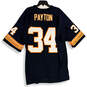 Mens Orange Blue #34 Walter Payton Chicago Bears NFL Jersey Size 3XL 56 image number 2