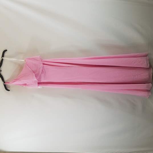Azazie Women Pink Sleeveless Dress S image number 1