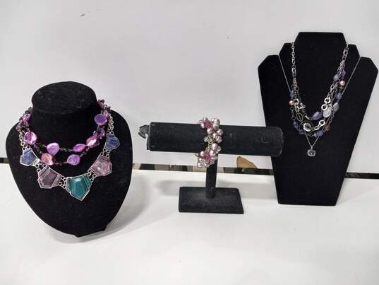 5pc Purple Jewelry Bundle image number 1