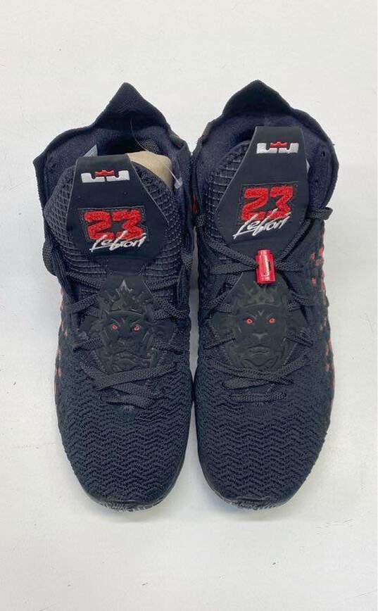 Nike LeBron 17 Sneakers Black Infrared 11.5 image number 5