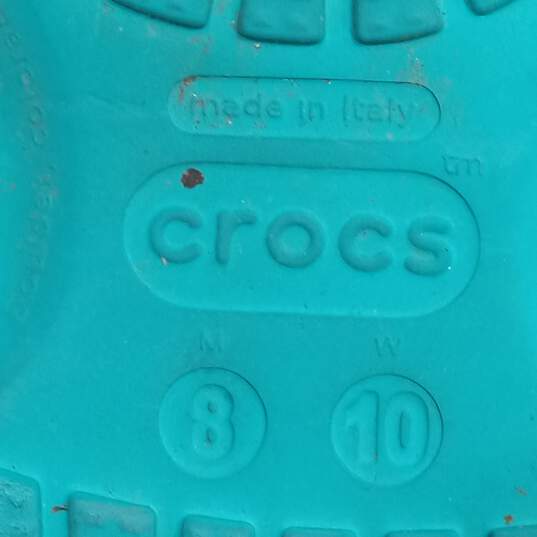 Crocs Blue Clog Shoes Size 10 image number 7