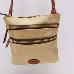 Dooney & Bourke Nylon North South Triple Zip Messenger Bag Khaki alternative image