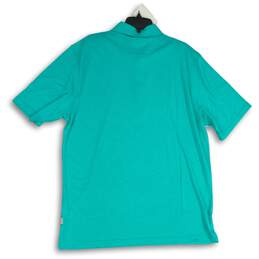 NWT Greg Norman Mens Blue Spread Collar Short Sleeve Golf Polo Shirt Size XL alternative image
