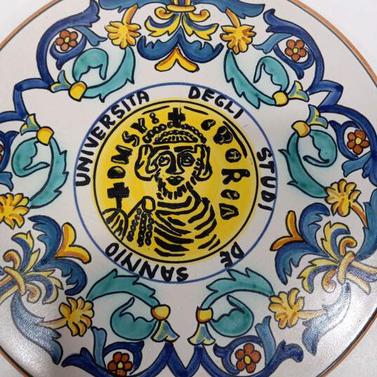 Italian Universita Degli Studi De Sannio Ceramic Trivet Plate image number 4