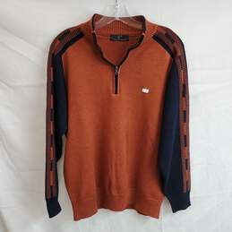 Rodolfo Vittorio Quarter Zip Pullover Sweater Size 175/92A (M)