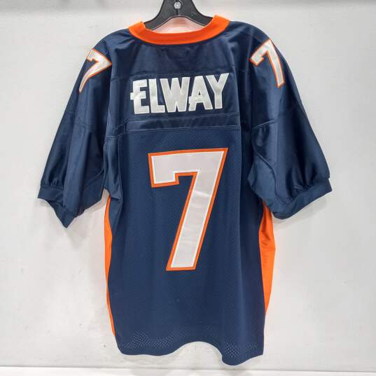 Mitchell & Ness #7 John Elway Throwback Jersey 1997 Denver Broncos Super Bowl XXXII Size 48 image number 2