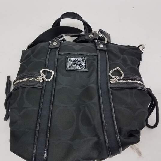 Coach Black Signature Multi-Pocket Shoulder Bag image number 2