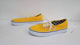 Vans Athentic HC DIY Lemon Chrome Shoes Size 8 alternative image
