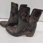 Women's Leather Western Boots Size 7 image number 3