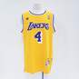 Adidas Hardwood Classic L.A. Lakers Byron Scott #4 Gold Jersey Sz. XL image number 1