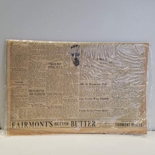 Vintage Copy of The Fargo Forum Newspaper from January 1938 with COA image number 6