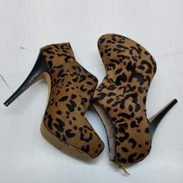 Vince Camuto Pony Hair Leopard Leather Platform Ankle Boots alternative image
