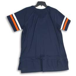 Womens Navy Orange Chicago Bears NFL Football Pullover Jersey Size 2XL alternative image