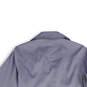 Womens Blue Spread Collar Long Sleeve Button-Up Shirt Size 6 image number 4