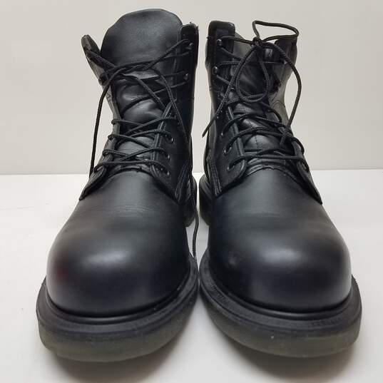 Red Wing Work Boots 607 10 SuperSole 2.0 Black Leather ASTM F2892-18 EH USA image number 2