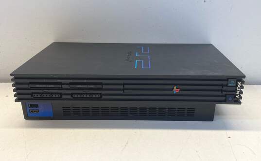 Sony Playstation 2 SCPH-50006 console - black >JAPANESE< >>FOR PARTS OR REPAIR<< image number 1