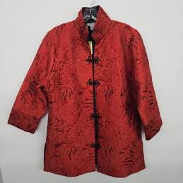 Grace Chuang Red Floral Jacket