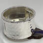 Designer Robert Lee Morris Silver-Tone Classic Hinged Bangle Bracelet image number 2