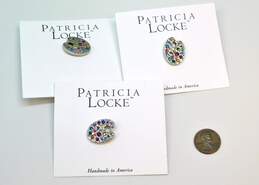 Patricia Locke Marwen Chicago 20th Anniversary Artist Palette Pin 23.7g alternative image