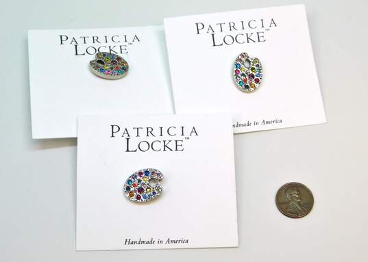 Patricia Locke Marwen Chicago 20th Anniversary Artist Palette Pin 23.7g image number 2