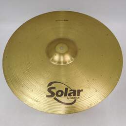 Sabian Solar Cymbals Set (4); 20 Inch Ride, 16 Inch Crash, and 14 Inch Hi-Hats alternative image