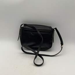 Kate Spade New York Womens Black Leather Adjustable Strap Crossbody Bag Purse alternative image