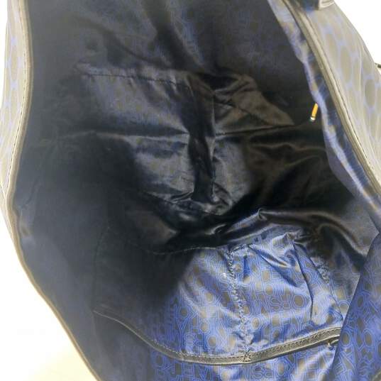 Michael Kors Blue Black Jetset Large purse with keychain image number 4