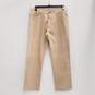 Mens Brown Pockets Comfort Straight Leg Mid Rise Casual pants size 36 Tall image number 1