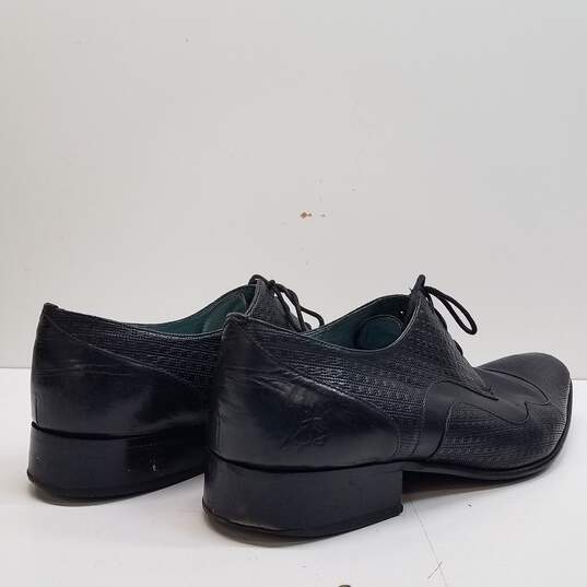 John Fluevog Black Leather Lace Up Oxford Dress Shoes Men's Size 11 M image number 4