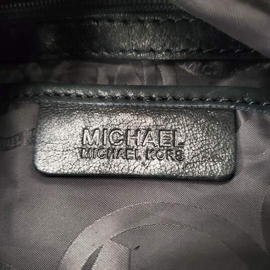 Michael Kors Black Leather Hobo Hand Bag image number 7
