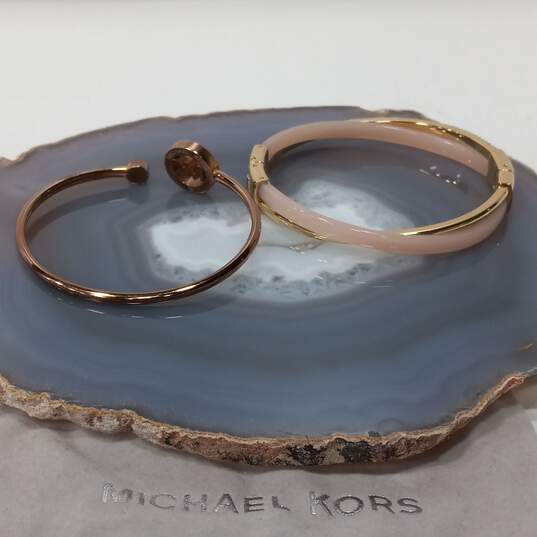 Pair of Women's Michael Kors Cuff and Bangle Bracelets. image number 4