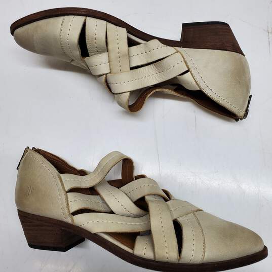 Frye Tan Ivy Strappy Leather Size 8.5 Booties image number 2