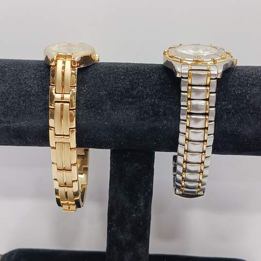 Anne Klein Silver and Gold Tones Wristwatches Collection of 2 image number 2