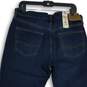 NWT Mens Dark Blue Denim Medium Wash Stretch Straight Leg Jeans Size 34x30 image number 4