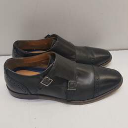 Florsheim Marino Black Leather Double Monk Strap Dress Shoes Men's Size 8.5D