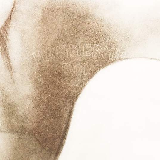 Feminine Figure Sketch - Charcoal on Paper - Signed by Artist - 1995 image number 3