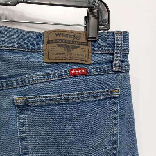Wrangler Men's Straight Leg Denim Jeans Size 33x30 image number 5