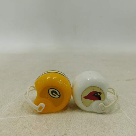 Lot Of 9 NFL Micro Mini Football Helmets Assorted Vending Gumball image number 5