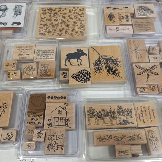 Lot of Crafting Supplies - Miscellaneous Rubber Stamp Blocks image number 3