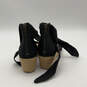 NIB Womens Traci 1092441 Black Brown Wedge Heel Espadrille Sandals Size 6 image number 3