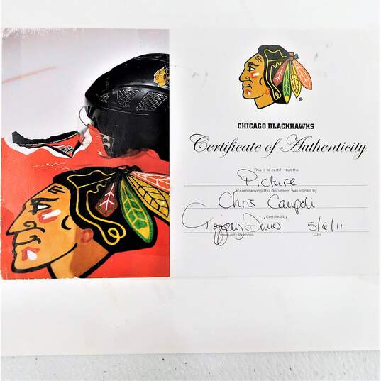 3 Autographed Chicago Blackhawks Photos image number 7