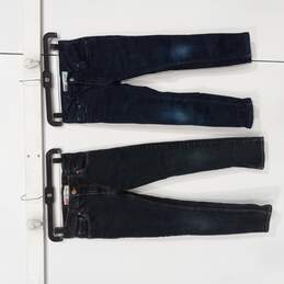 Bundle of 2 Assorted Boy's Blue Jeans Size 8 Reg & 10 Reg