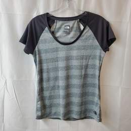 The North Face Gray Activewear Cutout T-Shirt Womens Size S
