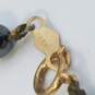 14K Gold Hematite Bead 7 Inch Bracelet 6.9g image number 3