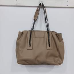 Simply Vera Wang Tan Faux Leather Tote Bag alternative image