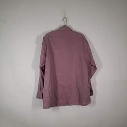NWT Mens Regular Fit Long Sleeve Collared Dress Shirt Size 171/2-32/33 alternative image
