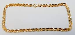 Milor Italy Bronze Stone Tip Cuff Bracelet & Disc Chain Necklace 71.7g alternative image