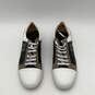 Mens Multicolor Leather Round Toe Low Top Lace-Up Sneaker Shoes Size 9.5 image number 5