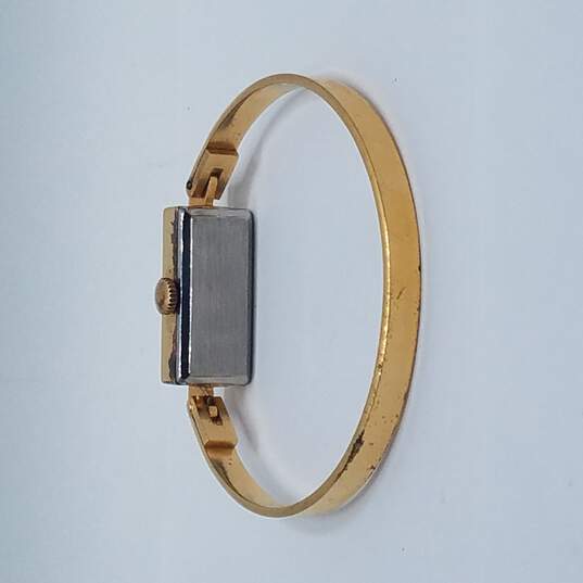 Pedre 17 Jewels Gold Tone Vintage Manual Wind Bracelet Watch image number 5