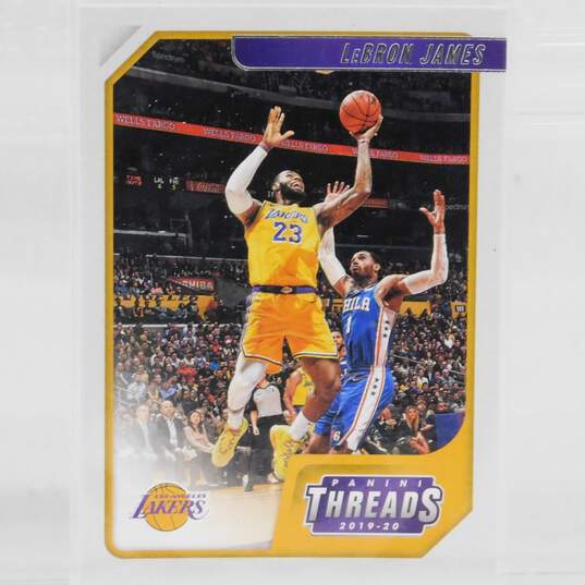 4 LeBron James Basketball Cards Los Angeles Lakers image number 6